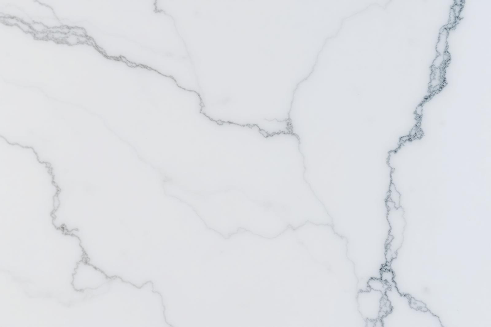White marble tile detail with natural grey veining